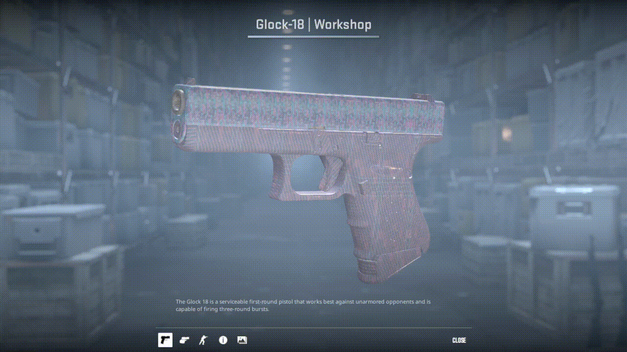 Rotating Glock Cursor Steam Workshop::Glock-18 | Vector Drift