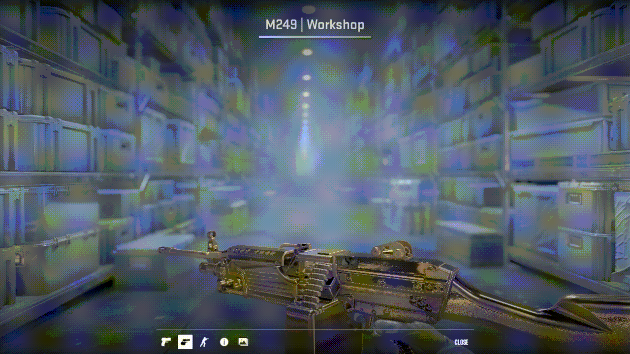 Steam Workshop::M249 | White Citadel ( Patina )