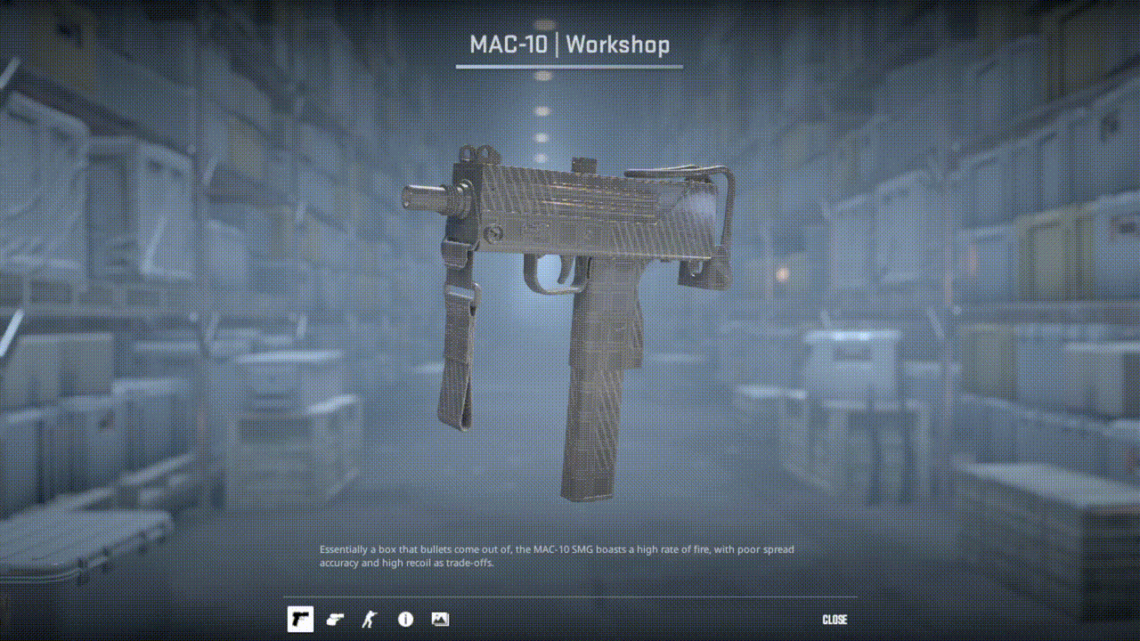 Steam Workshop::MAC-10 | Backdoor Burst